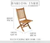 Barlow Tyrie Ascot Folding Side Chair
