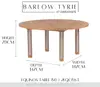 Barlow Tyrie Equinox 150cm Circular Teak Dining Table