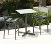 Barlow Tyrie Equinox Powder Coated High Dining Pedestal Table
