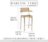 Barlow Tyrie Equinox Teak High Dining Carver Chair