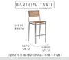Barlow Tyrie Equinox Teak High Dining Chair