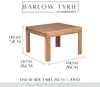 Barlow Tyrie Linear Side Table