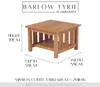Barlow Tyrie Mission Coffee Table