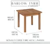 Barlow Tyrie Monaco 44cm Coffee Table