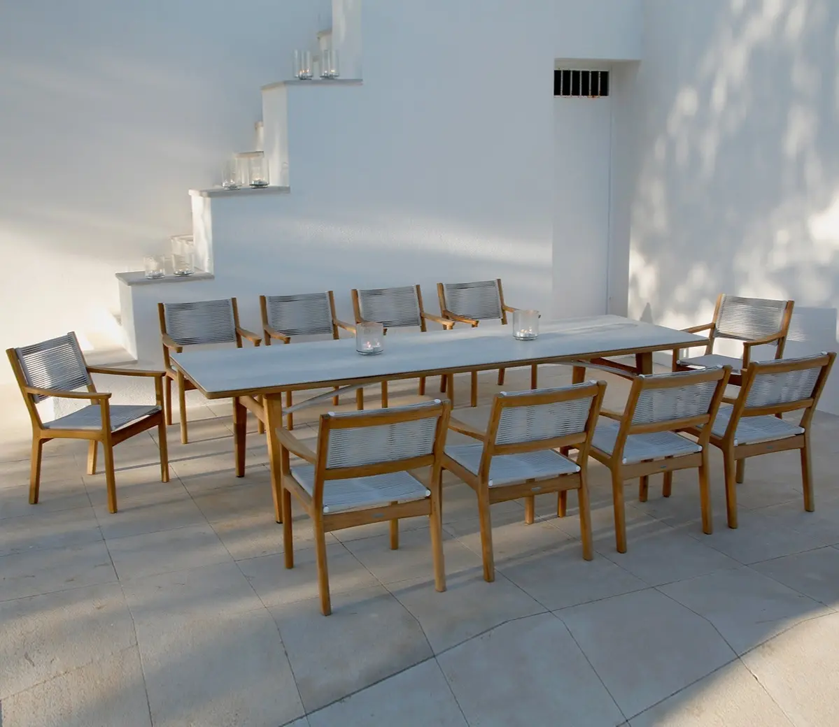 Barlow Tyrie Monterey 10 Seater White Dining Set