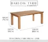 Barlow Tyrie Titan 180cm Dining Table